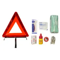 Safety Triangle + First Aid Kit<br>